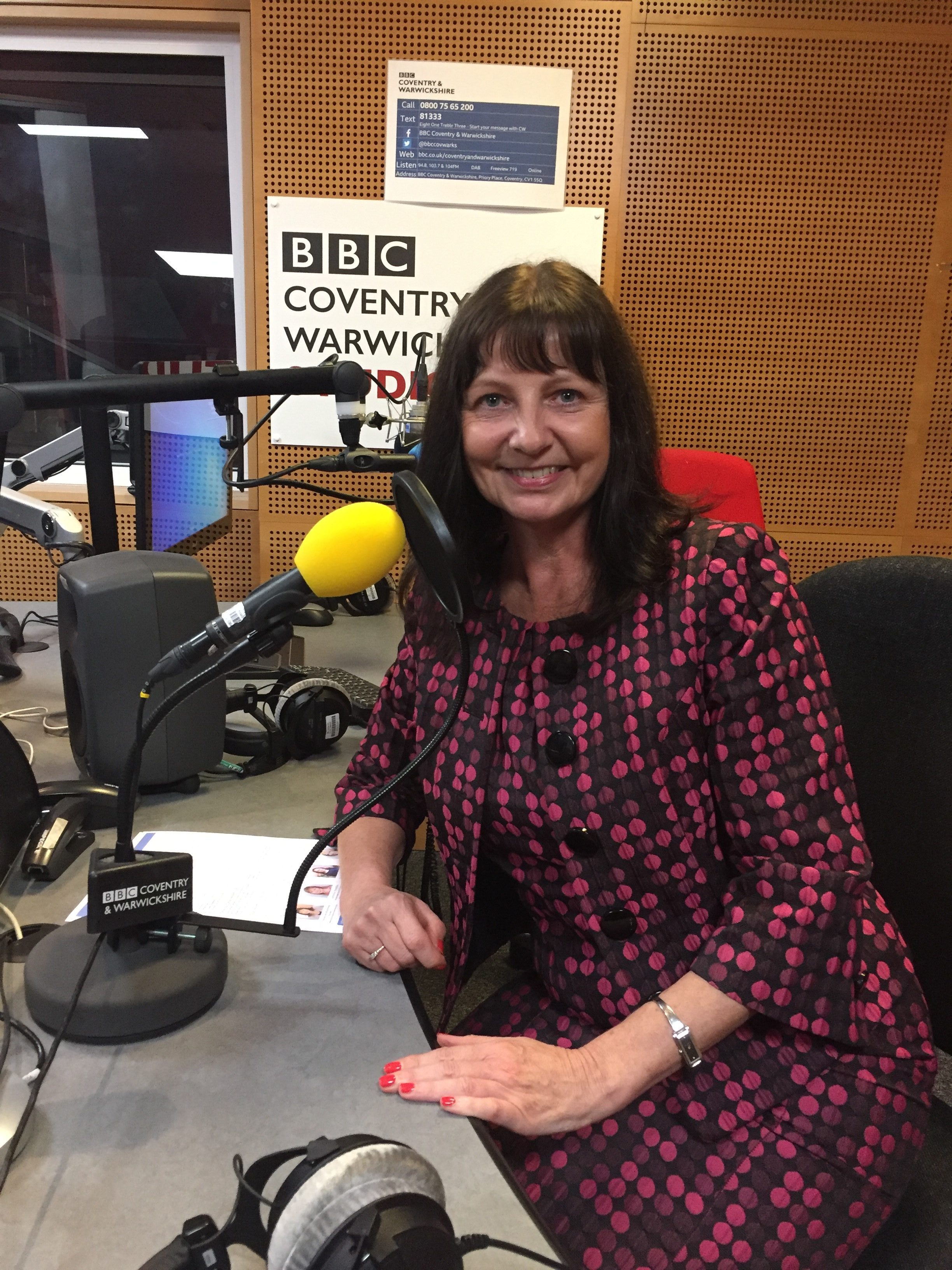 Tracey on BBC Radio Coventry and Warwickshire